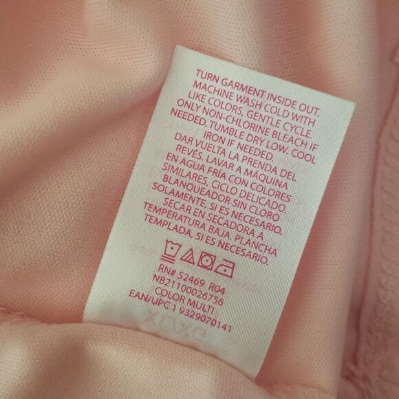 NWT No Boundaries Summer Pink Floral Dress Sz XL (15-17) Midi - Long In Back - Picture 9 of 9